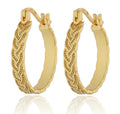 Silver Earrings gold plated 18.7m