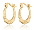 Silver Earrings gold plated 16.6m