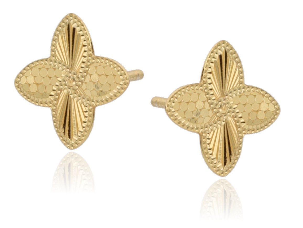 Silver Earrings NEW gold plated 10m