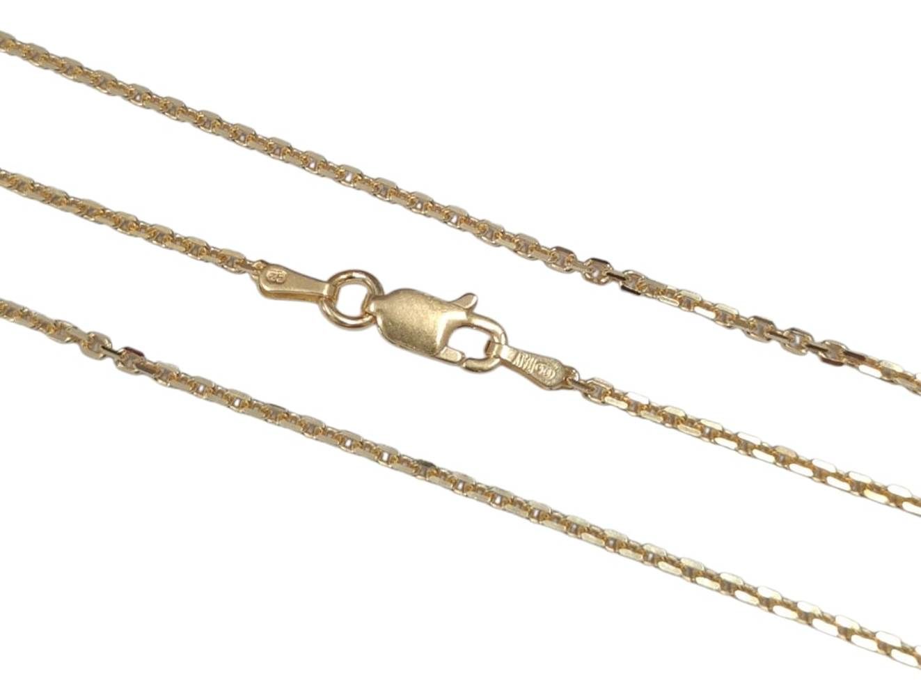 Silver Chain, Rolo dc G050 L45cm gold plated