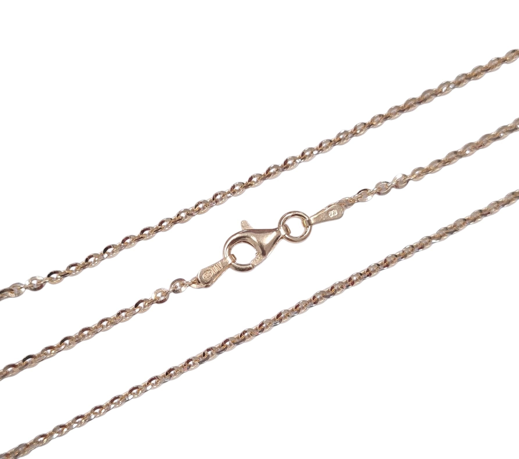 Silver Chain, BRILLANTINA G040 L45cm gold plated