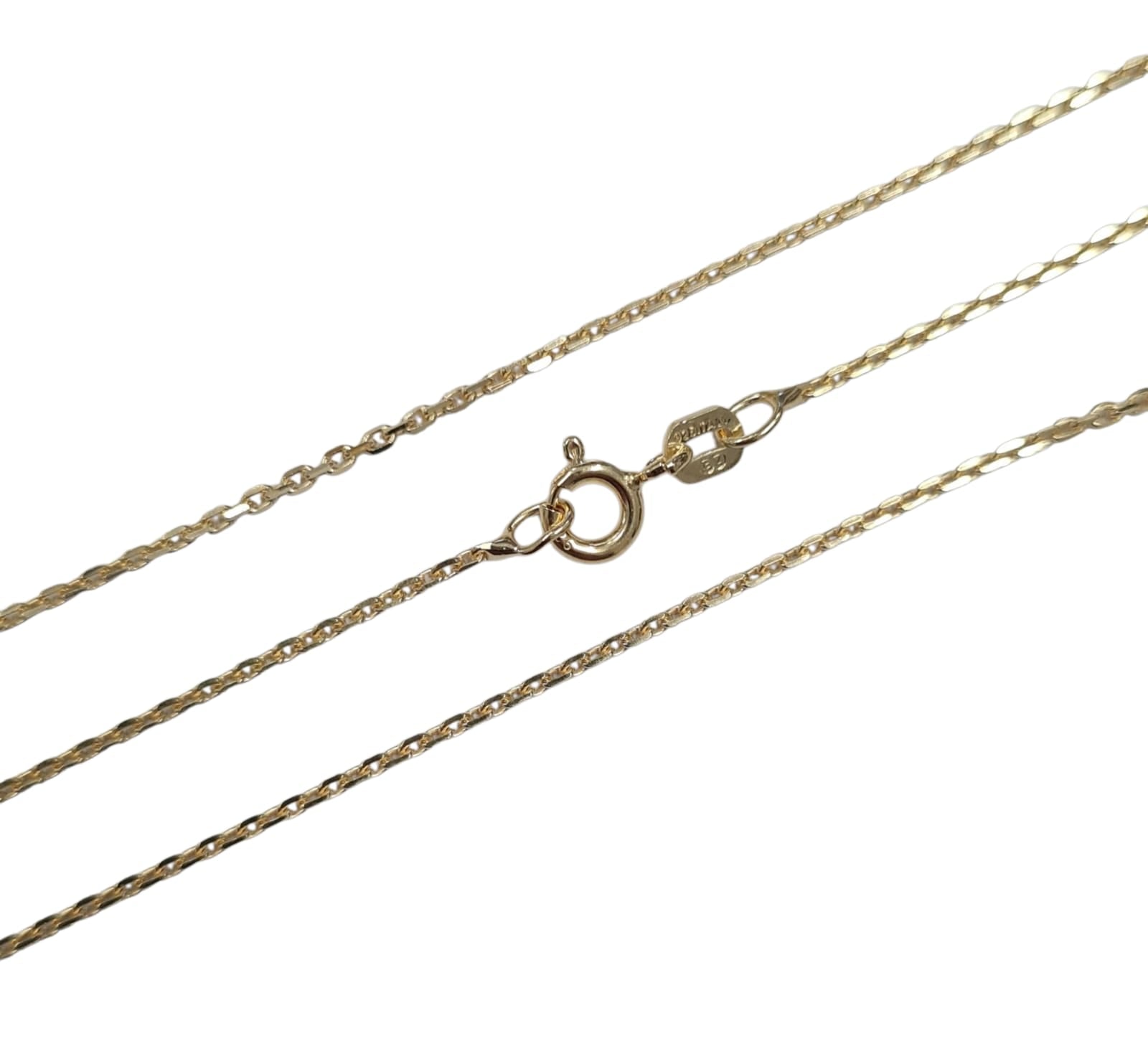 Silver Chain, Rolo dc G040 L45cm gold plated