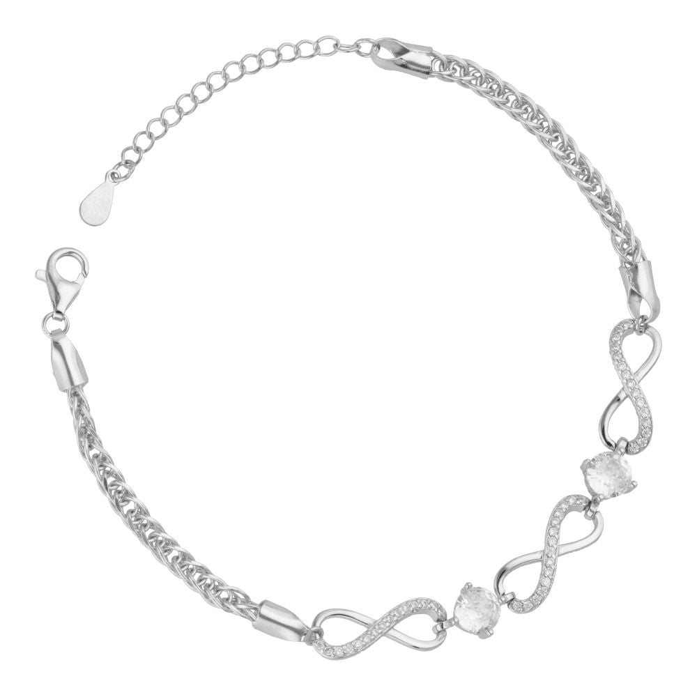 Silberarmband NEU Spiga 16.5cm+3
