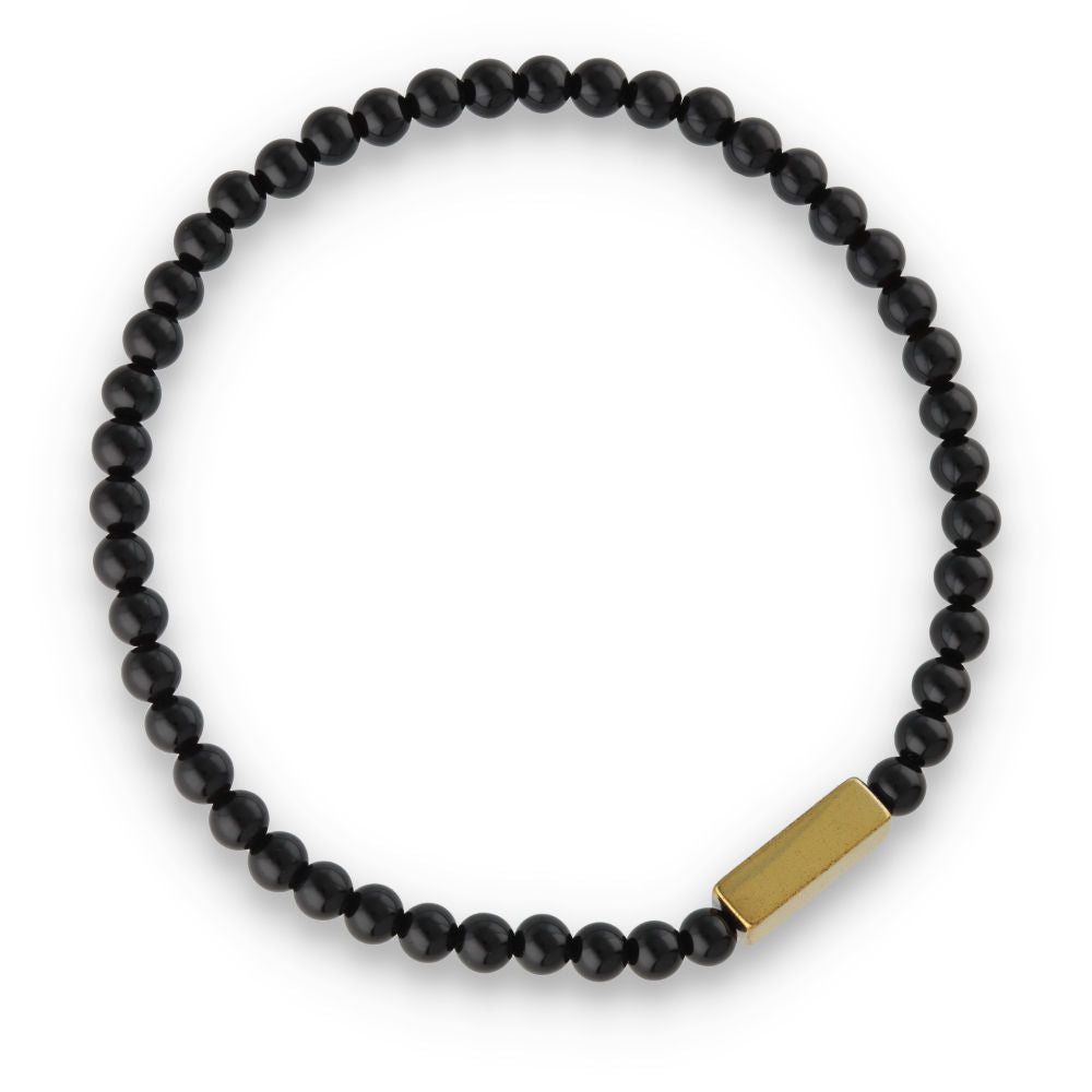 Silberarmband, SH00033-B Hämatit