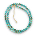 Silver Bracelet, SH00041-N turquoise NECKLACE