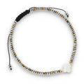 Silver Bracelet, SH00047-B1 hematite