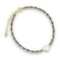 Silver Bracelet, SH00047-B2 hematite