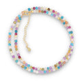 Silberarmband, SH00048-N Halskette mit gemischten Steinen