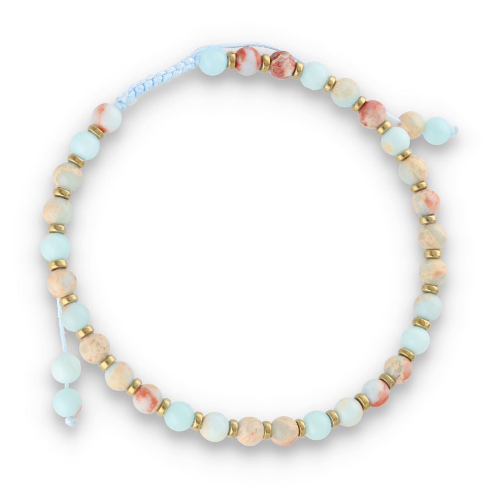 Silver Bracelet, SH00059-B serpentinite
