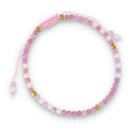 Silver Bracelet, SH00064-B purple jade, pink tourmaline, moonstone