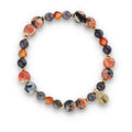 Silberarmband -30 % Cordierit, Achat, Hämatit
