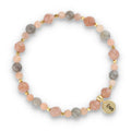 Silberarmband -30% Labradorit, Sonnenstein, Hämatit, Quarz