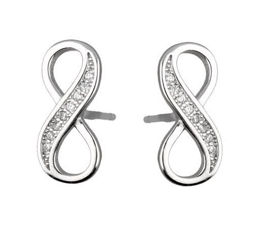 Silver Earrings Ade17;Dep0221;Aand104 Infinity