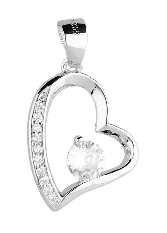 Silver Pendant Heart