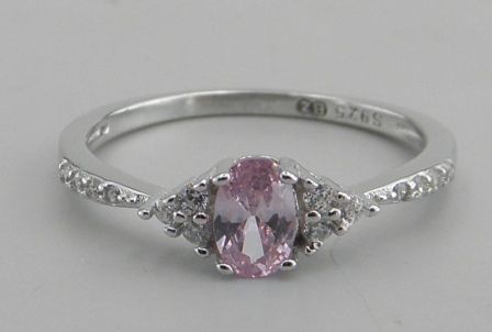 Silver Ring Pink #