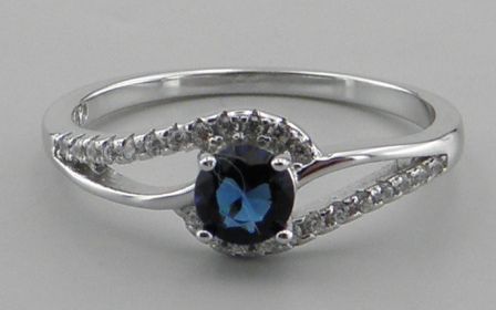 Silver Ring Sapphire
