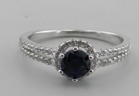 Silver Ring Sapphire
