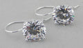 Silver Earrings 10 mm Round Cast Ear Hook
