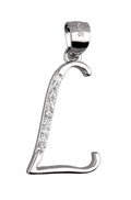 Silver Pendant Letters