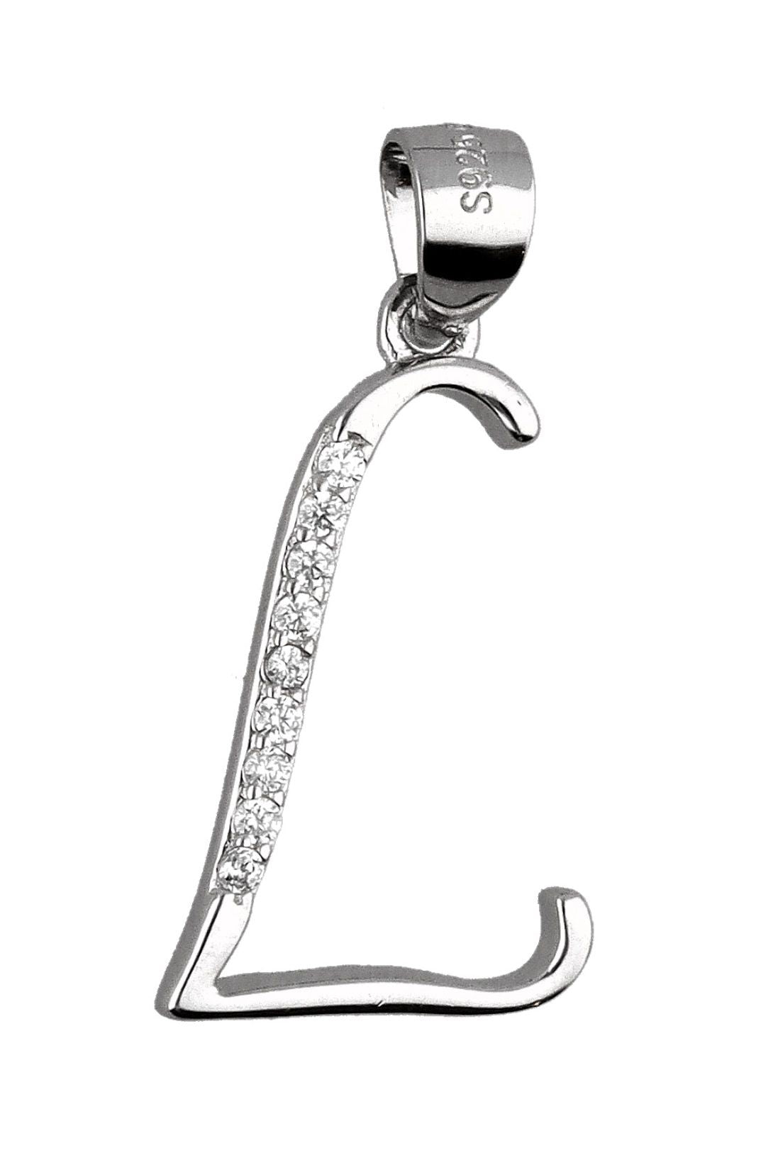 Silver Pendant Letters