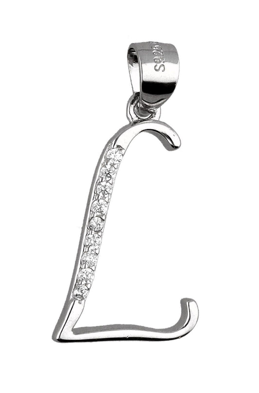 Silver Pendant Letters